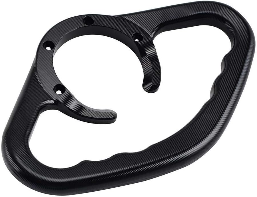CNC Motorcycle Passenger Front Hand Grip Tank Grab Bar Handles Armrest for Kawasaki ER-6N/F Z800 Z750 Z1000 Z1000 Z1000SX (Black)