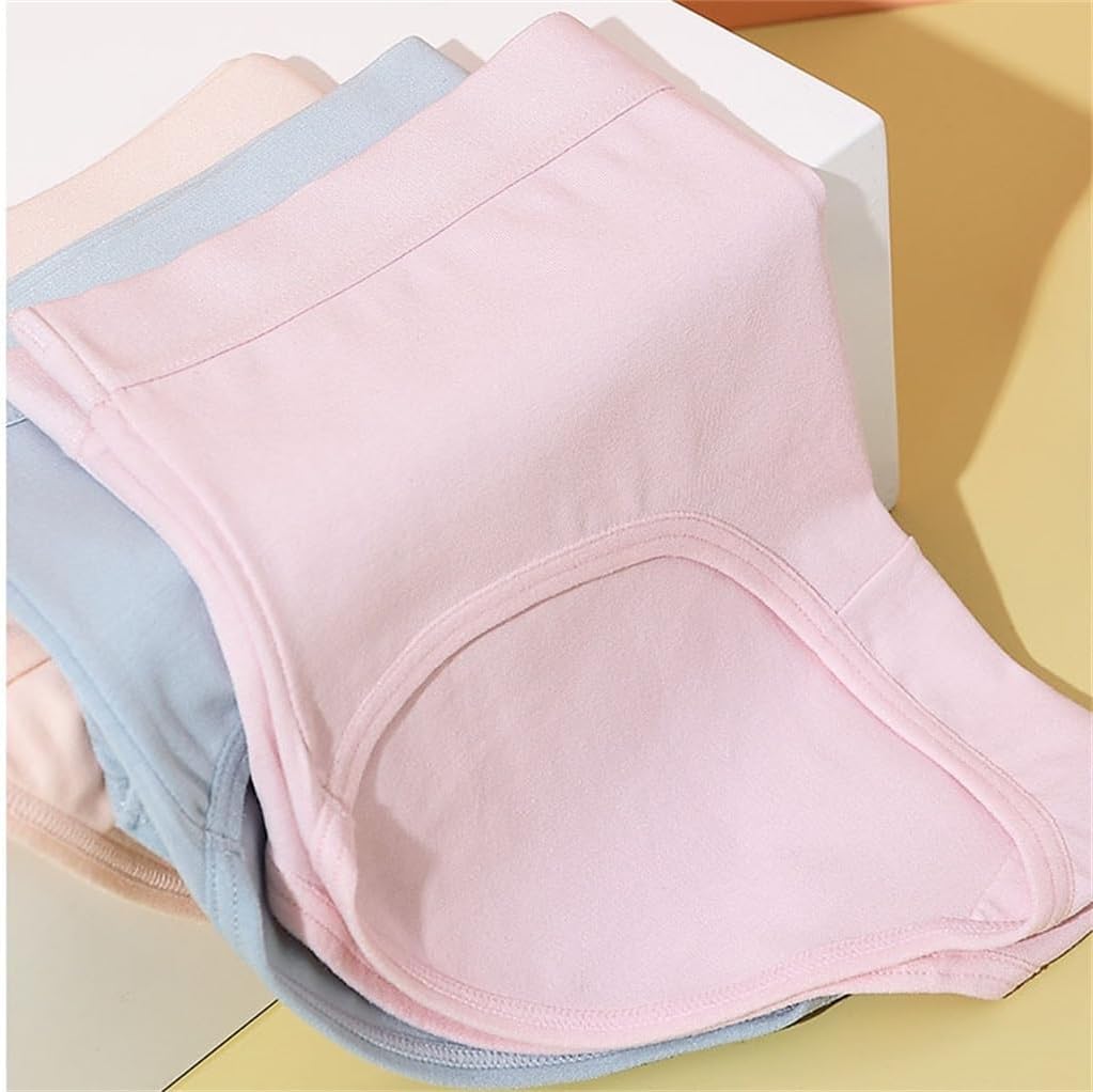 Women's Underwear, All Cotton Breathable, Mid Waist, Seamless Triangle