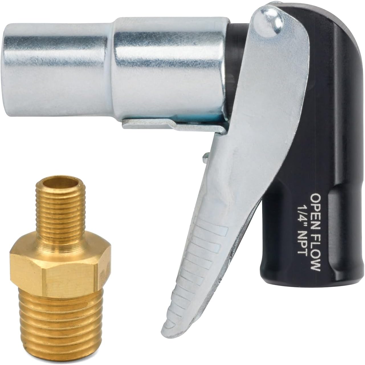 LockNFlate Tire Inflator Bundle – Locking Air Chuck & Accessories, Heavy-Duty, 150 PSI Compatible