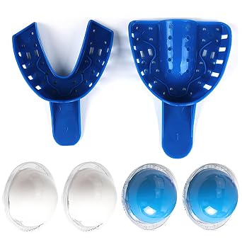 6Pcs Dental Impression Kit with Silicone Putty
