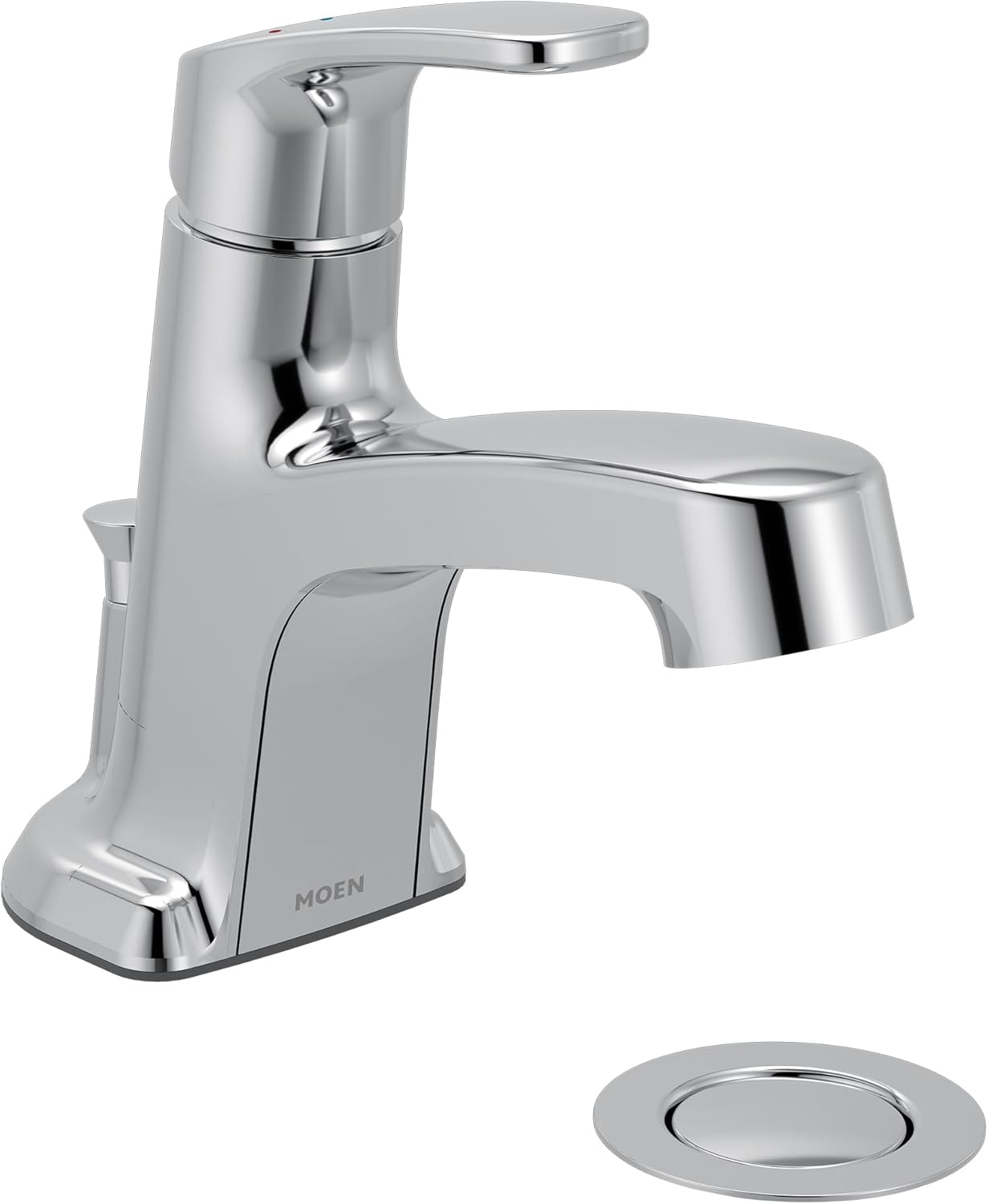 Moen Chateau Single Handle Centerset Bathroom Sink Faucet in Chrome