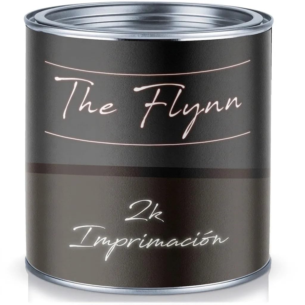 imprimación 2K 2 componentes incl. Endurecedor kit TODOS LOS RAL Blanco Gris Marrón rojizo (Marrón rojizo, 5 L) The Flynn