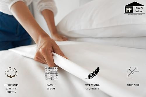 Miniatura 5 de RV-Sheets (70 x 80 pulgadas) RV Camper King Juego de sábanas de 600 hilos 100% egipcios para autocaravanas, caravanas, cámper, barco, suave, lujoso,