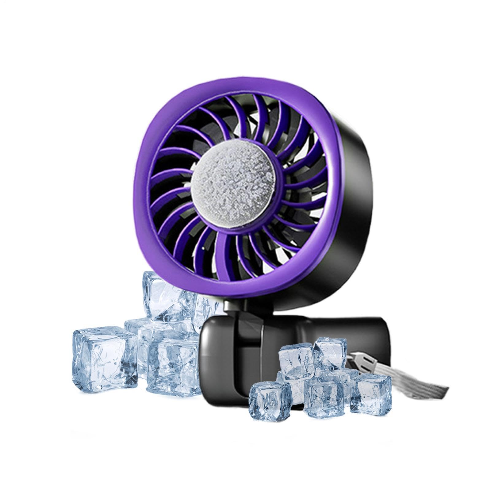 Ventilateur portable rechargeable pliable petit ventilateur de table avec écran LED