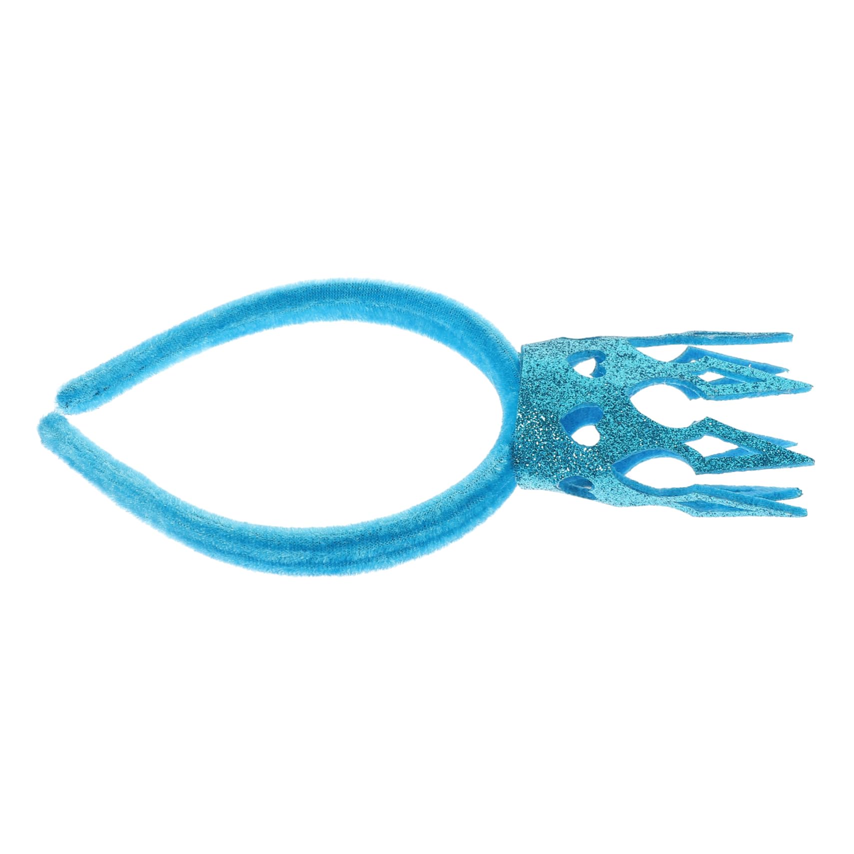 Couronne Décorative Bleu, 1 Pièce, Accessoire Léger pour Fête et Cosplay