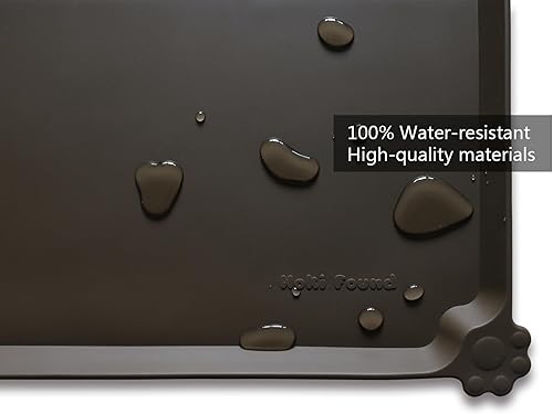 Miniatura 92 de Hoki Found - Bandeja de silicona para comida de mascotas , tapete mantel individual antideslizante para mascotas, tapete impermeable de alimentación