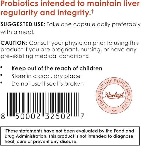 Miniatura 5 de Rawleigh Liverfit 30 Cápsulas - Suplemento dietético a base de microbiomas vegetarianos de salud hepática