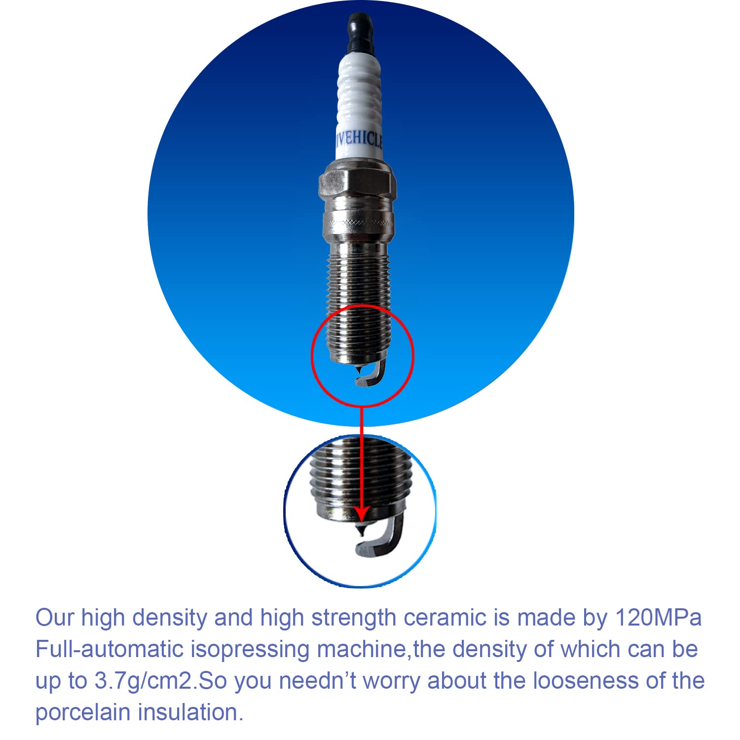 Amazon.com: HiVehicle V7411 Iridium Spark Plug OE 12647827