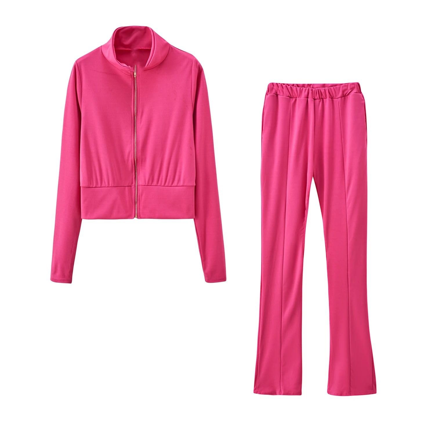 Conjunto Deportivo de 2 Piezas para Mujer: Atuendo Casual de Primavera