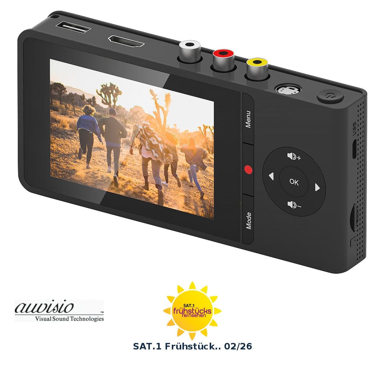 auvisio videoregistratore VHS DVD registratore video ingressi analogici display a colori