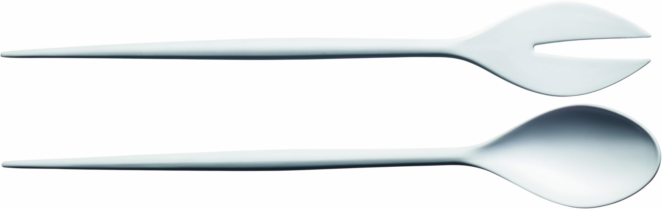 Krenit Melamine Salad Server Set, White