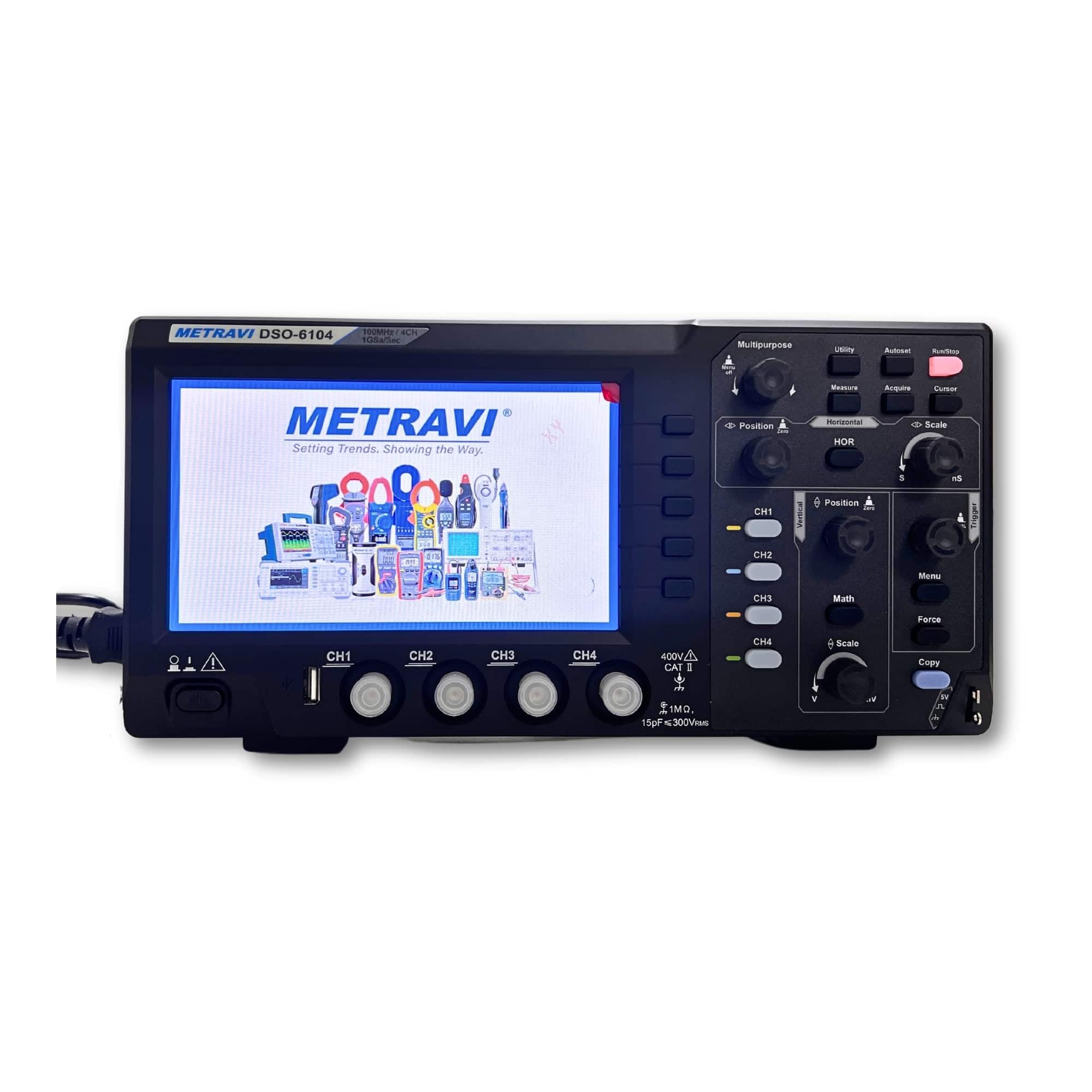 DSO-6104 Four Channel Digital Storage Oscilloscope 100MHz with