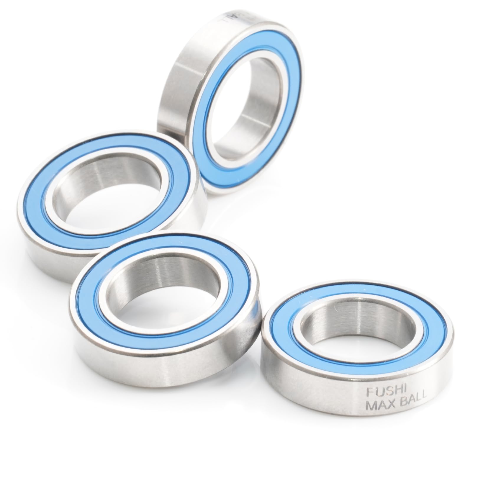 Roulement à cartouche VRS Max 6801 VRS Max - Dimensions : 12 x 21 x 5 mm - Acier chromé bleu scellé avec graisse - 6801LLU Cart Full Balls Bearing pour vélo Pivot (pick de 4 pièces)