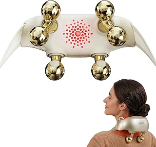SKG® Das Original Kabelloses Nackenmassagegerät mit Wärme Shiatsu Massagegerät für Nacken- und Schultermassage – auch ideal als Geschenk für Familie & Freunde, H7 Ultra E
