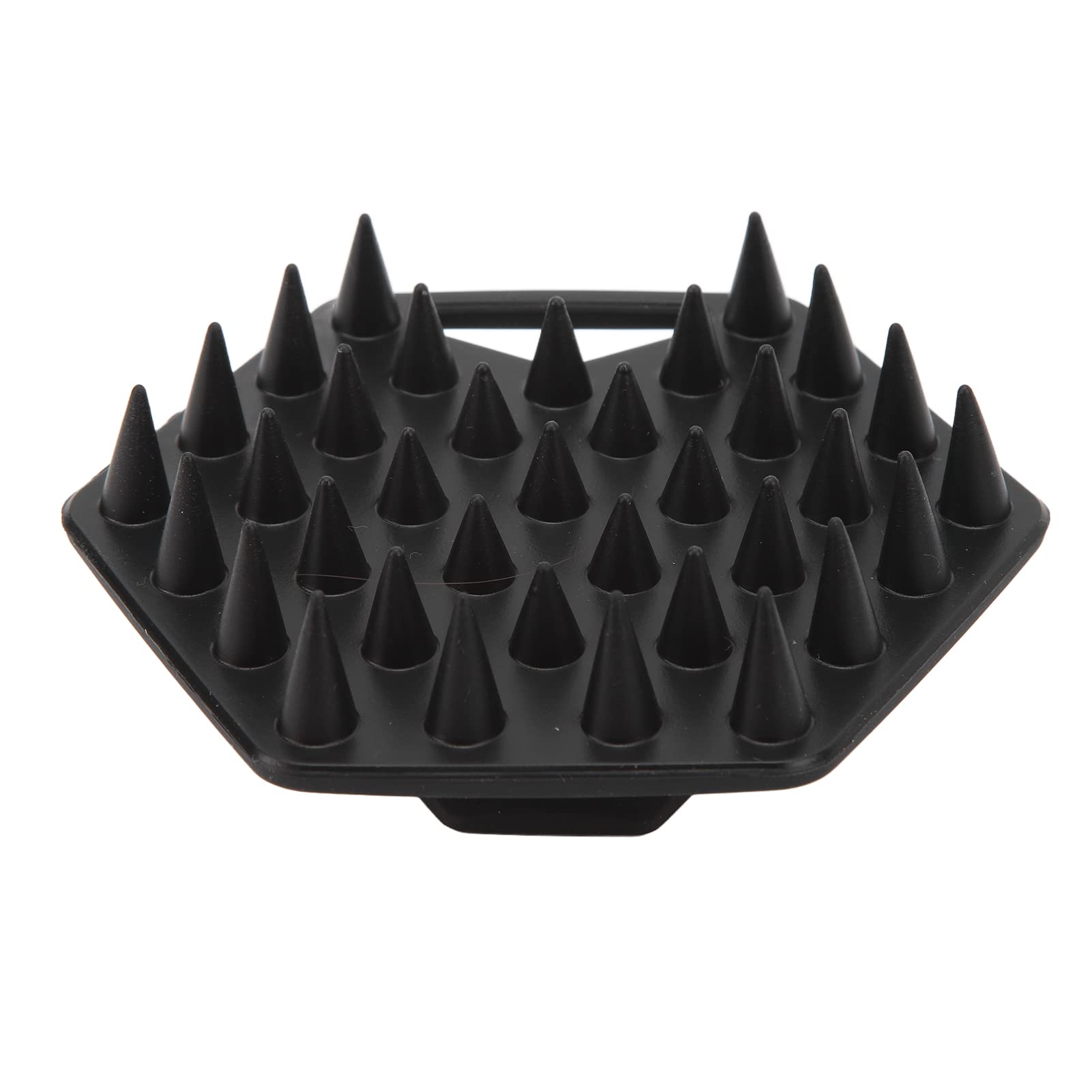 Cepillo para Barba para Hombres, Cepillo Exfoliante Facial Limpieza Profunda Cepillo de Silicona Suave para Barba con Ventosa Accesorio de Baño (Negro)