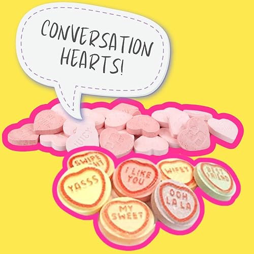 Miniatura 7 de Paquete de corazones de conversación de dulces para el día de San Valentín, paquetes individuales con destino o desde el lugar, intercambios de