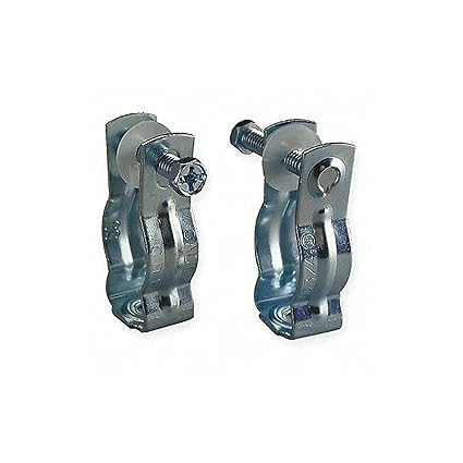 Conduit Clamp, Steel, Electrogalvanized