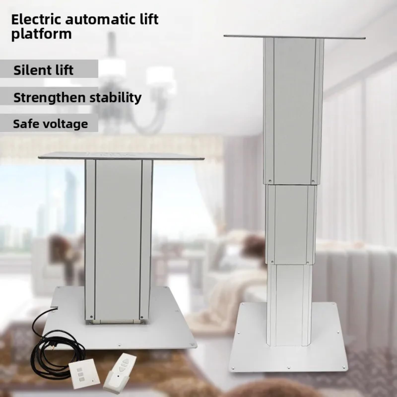 Tatami-Lift Fernbedienung Haus Lift Tisch Kaffeetisch japanische Plattform Automatisch(14)