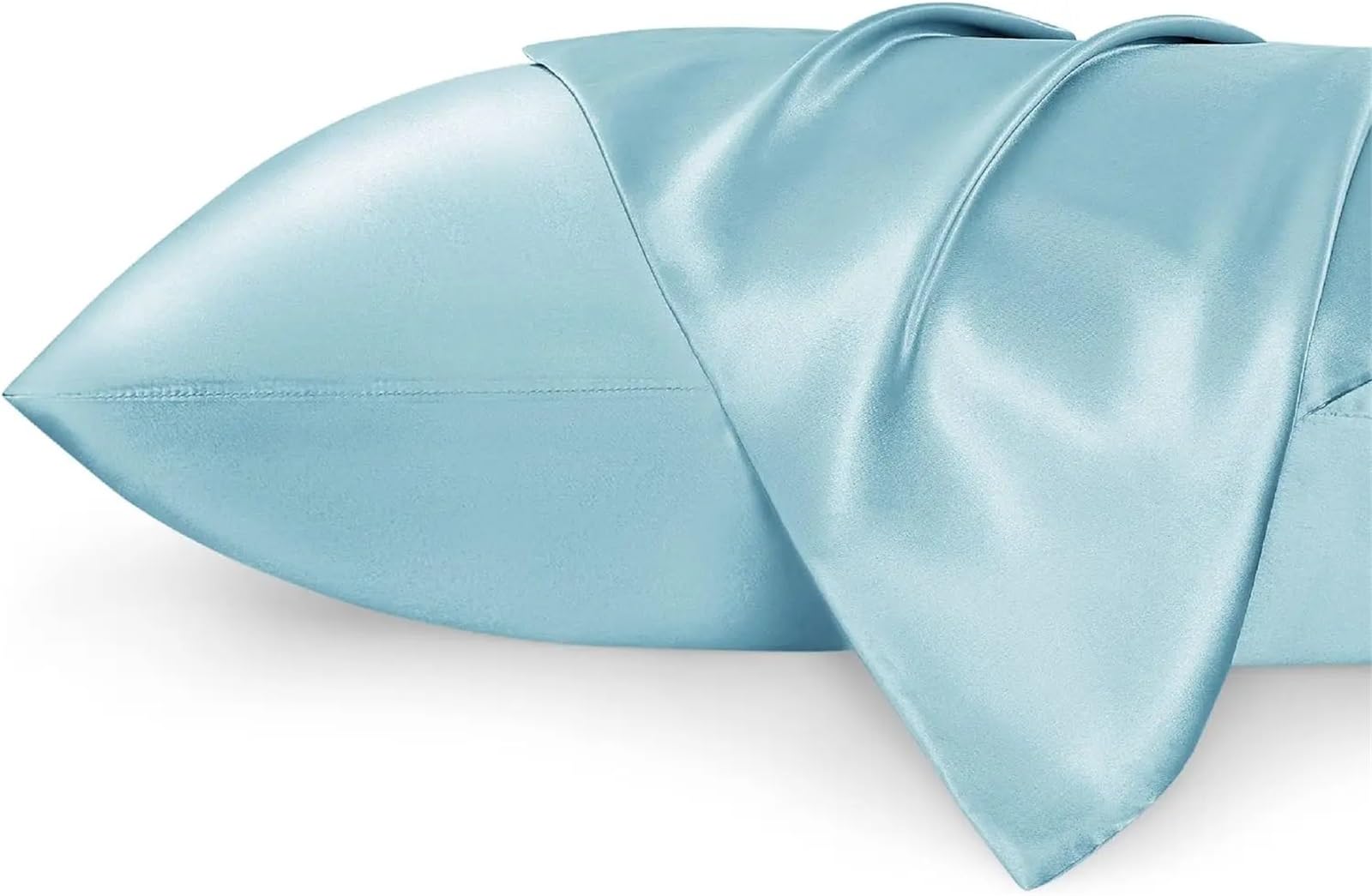 2PCS Satin Pillowcase for Hair and Skin Silky with Envelope Closure For Home