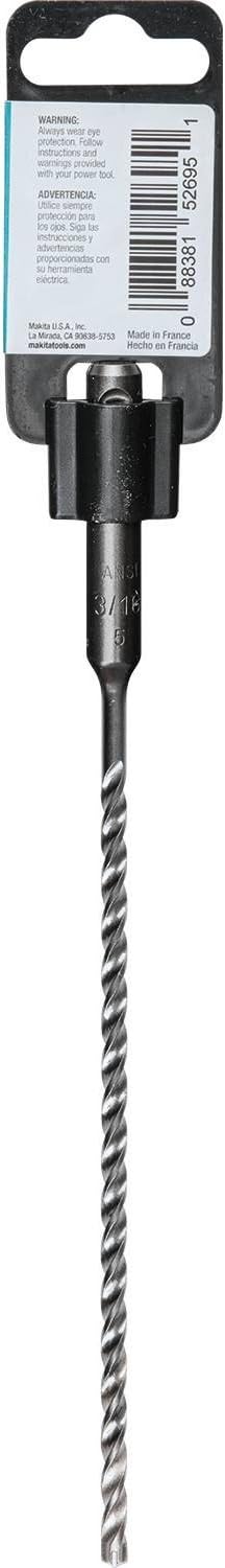 Makita B-60997 3/16" x 8" SDS-Plus Bit, 3-Cutter