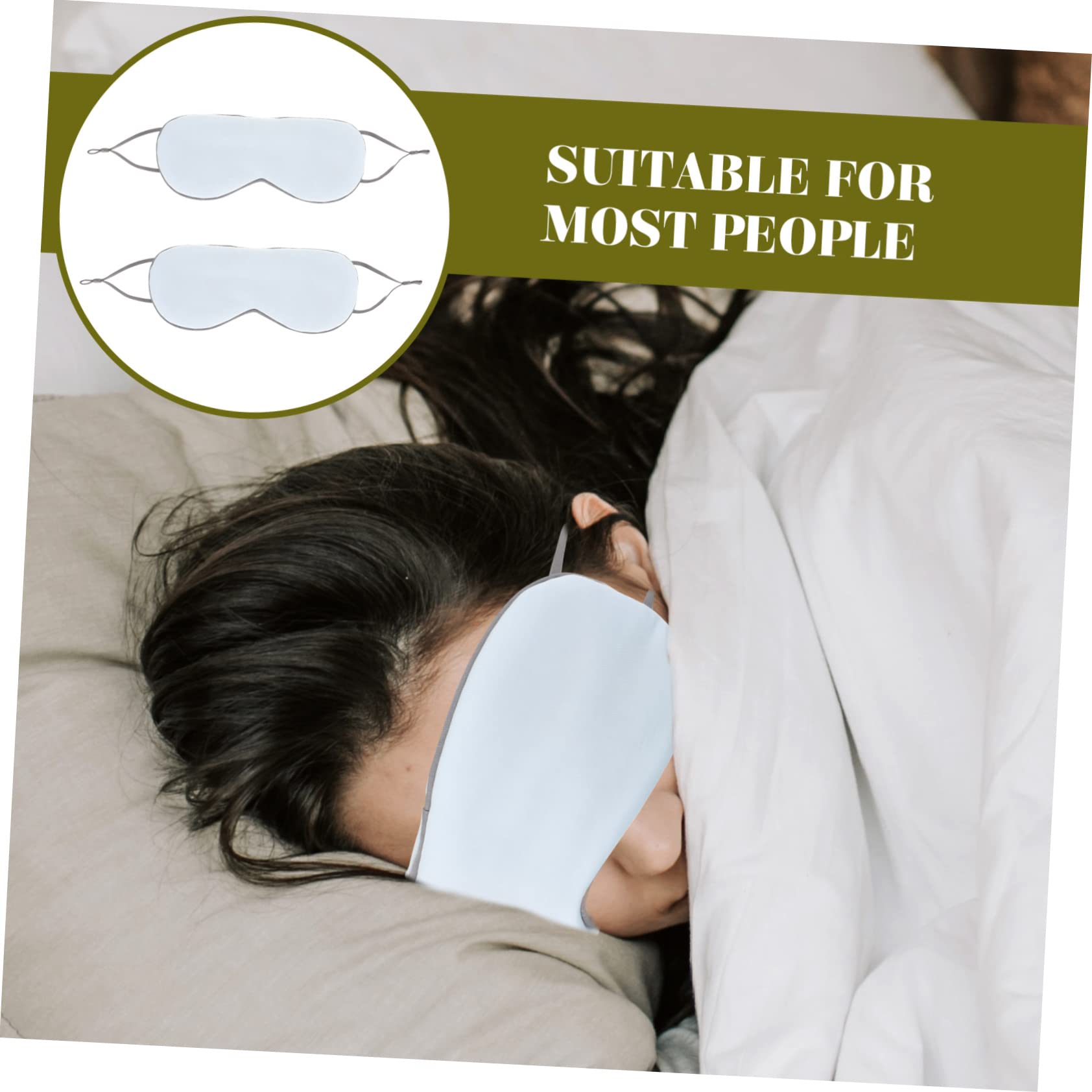 Healeved 10pièces Masque De Sommeil Réversible Glacée Pour Voyages Le Camping Nuits Paisibles Protège Des Lumières Gênantes Ciel