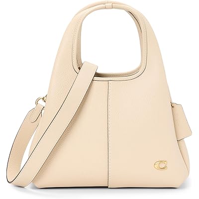 Женская сумка COACH Polished Pebble Leather Lana Shoulder Bag 23