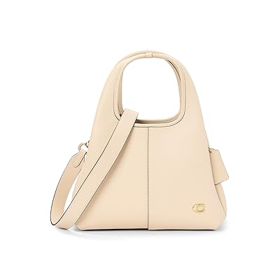 COACH Polished Pebble Leather Lana Shoulder Bag 23 Women