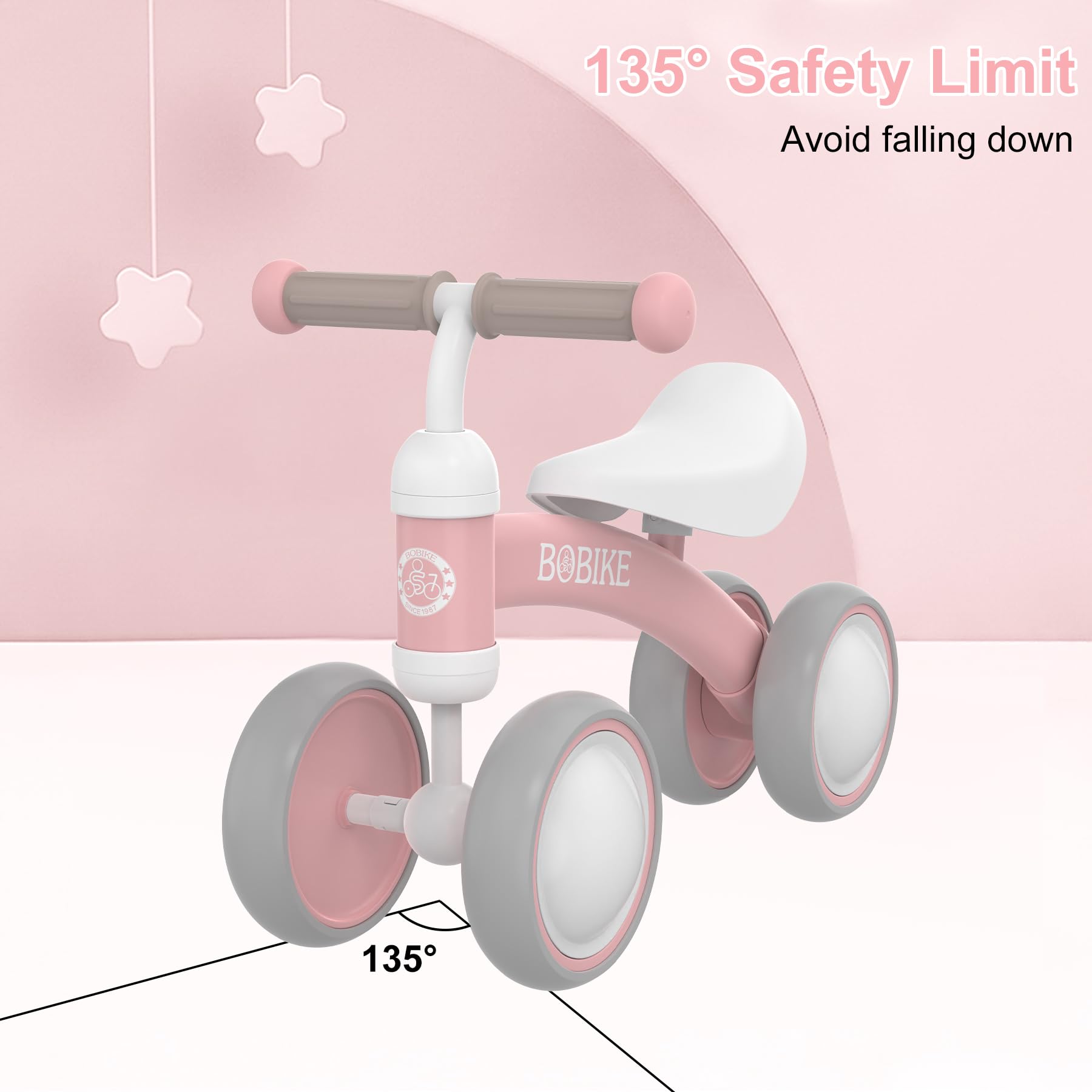 MHCYLION Bicicletta Senza Pedali per 1-2 Anni Baby Walkers regalo per ragazzi e ragazze Giocattoli Regali per Bambini Bicicletta Equilibrio Bambino