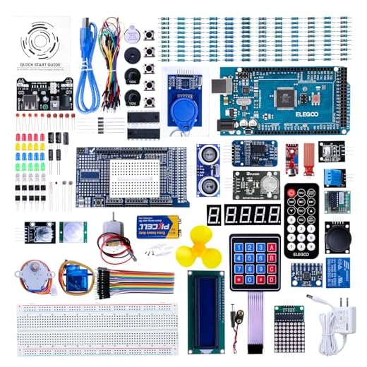 ELEGOO Mega R3 Project The Most Complete Ultimate Starter Kit with Tutorial Compatible with Arduino IDE