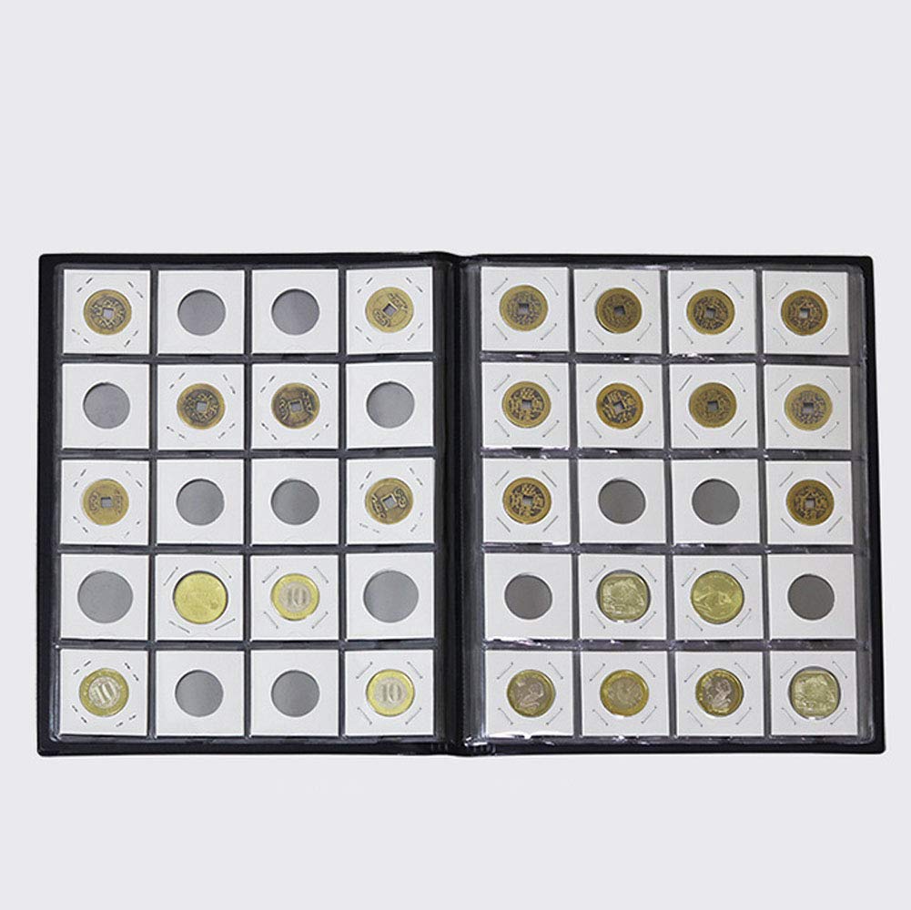 PATIKIL Münzhalter Aus Karton – 300 Stück, Weiß, Für Münzen Bis 20,5 Mm (5,1 X 10,2 Cm)