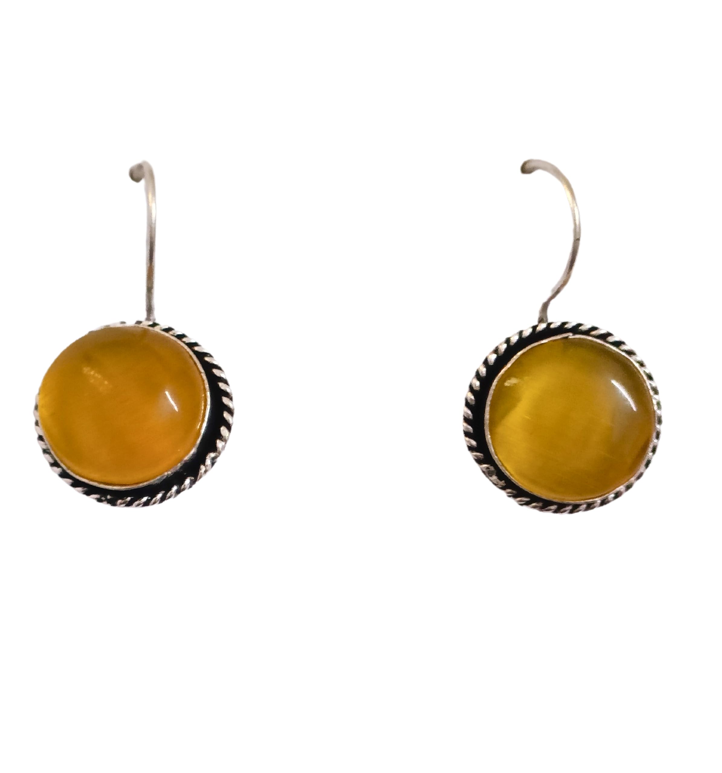 TRADITIONAL ZAVER Grey Monalisa Stone Beautiful Earrings For Women & Girls. (Yellow) (B0CYXZ9YFS) Amazon Price History, Amazon Price Tracker