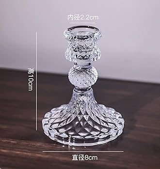 新品　アンティーク調　ガラスキャンドルホルダー Amazon.co.jp: [narunaru] アンティーク調 ガラス製 キャンドル