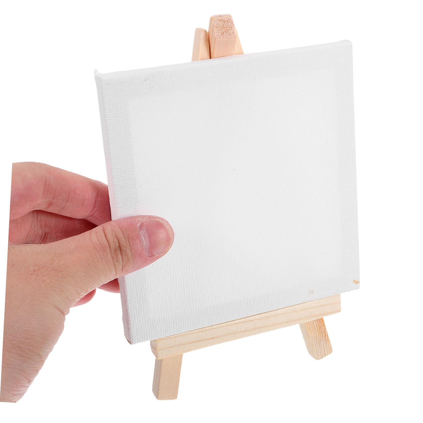 NUOBESTY 36piezas Caballetes Pequeños Decorativos Para Pintura Soportes Triangulares Para Manualidades y Proyectos De Arte Lienzos De Accesorios De Pintura Para Estudiantes De Arte