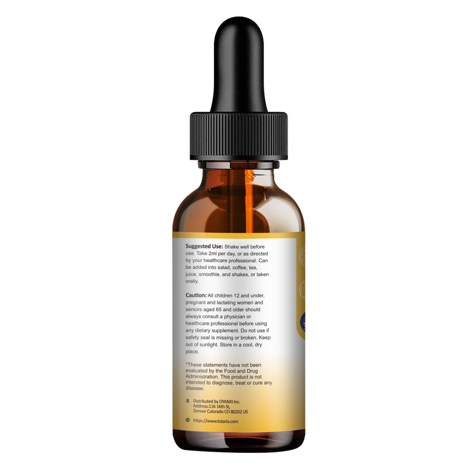 Glucosamine Chondroitin MSM Liquid Drops, Vitamin D3 - Joint Support Supplement for Mobility, Flexibility & Bones Chondroitin Sulfate Supplement Turmeric, Quercetin, Bromelain, MSM Oil 2 FL.OZ — Amazon image 8
