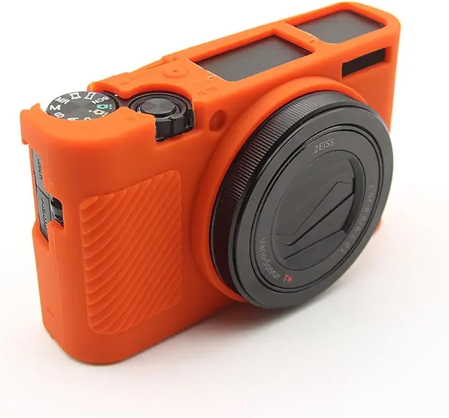 Soft Silicone Camera Protector Case Rubber Body Cover Bag Skin Fit for Sony RX100 III RX100 IV RX100 V VI RX100 VII Protective(Camera not Included)(Orange)