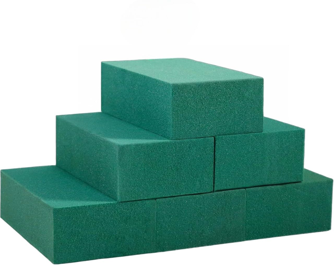 FLOFARE Green Wet &amp; Dry Floral Foam Blocks for Fresh &amp; Artificial Flower Arrangements, Plant Foam &amp; Florist Supplies for DIYs, Arts, Crafts &amp; Weddings