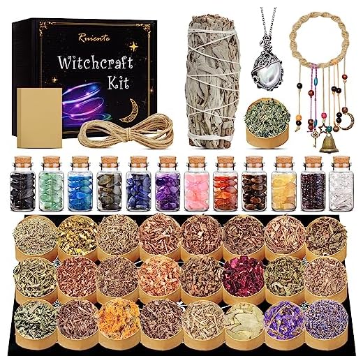 Witchcraft Spell Kit with Dried Herbs