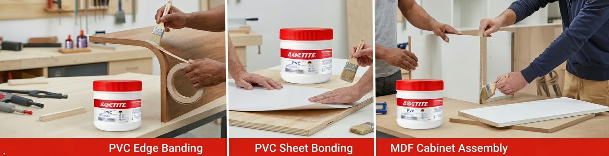 LOCTITE PVC| Syntetic resin adhesive|Speacialized for PVC & Acrylic bonding|Hightack|Fast drying| Multi-substrate bonding 1kg x pack of 1 product image 2