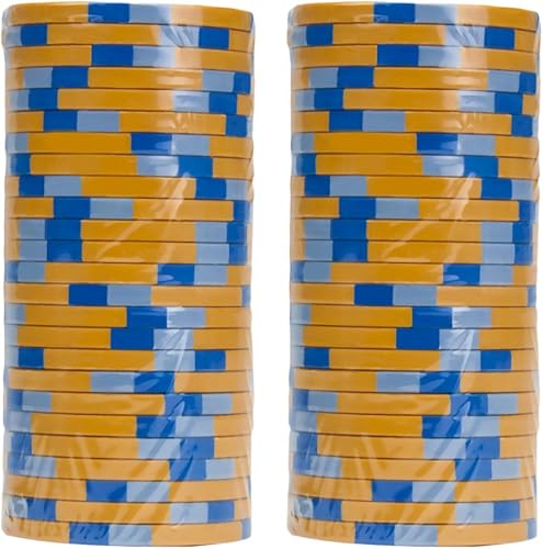 Miniatura 9 de Claysmith Gaming Paquete de 50 fichas de póquer Poker Knights, compuesto de arcilla pesada de 0.48 oz