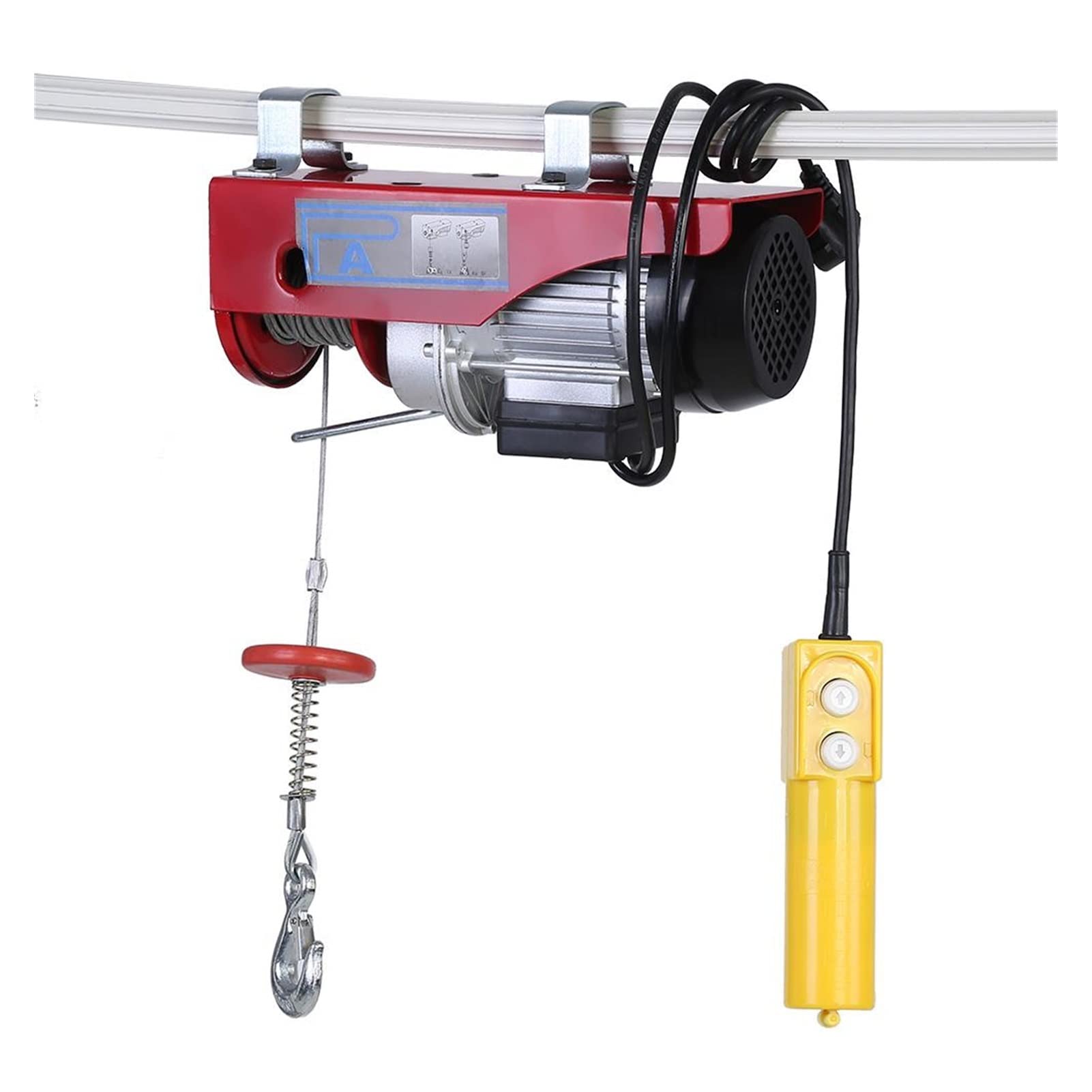 Polipasto eléctrico de 100/200 kg, polipasto de Cable, grúa Colgante de Alambre, Taller eléctrico, polipasto de pórtico, cabrestante, Herramientas de elevación