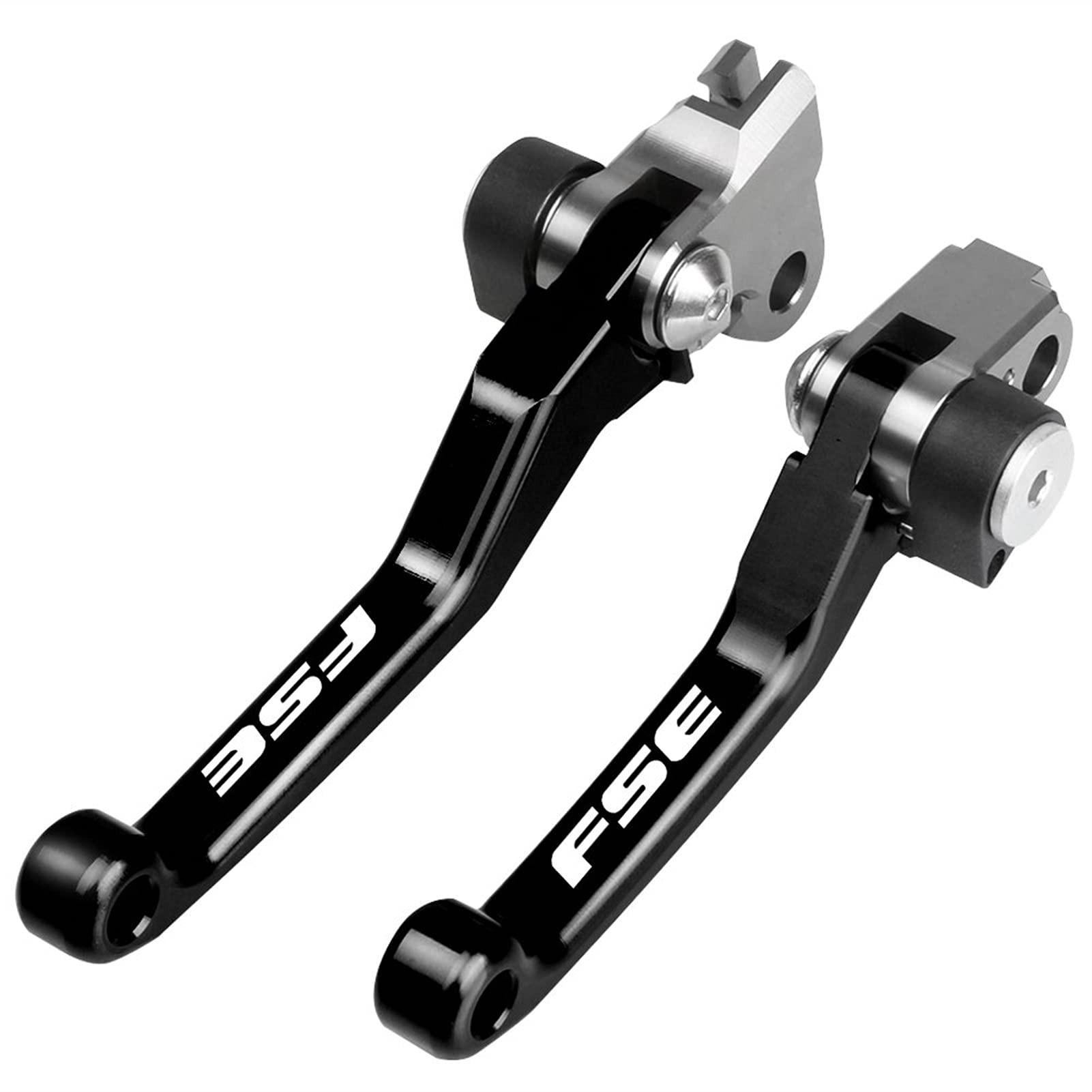 Moto Regolabile Dirt Bike Pivot DirtBike Freno Leve Frizione PER GASGAS GAS GAS FSE/FSR 2003 2004 2005 2006 2007 2008 2009 Leva Della Frizione Del Freno (Colore : Nero)