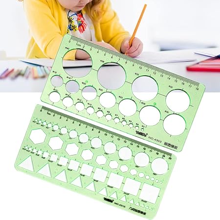 LuLyLdJ Normographe Geographe, Modèles De Mesure Regle Pochor