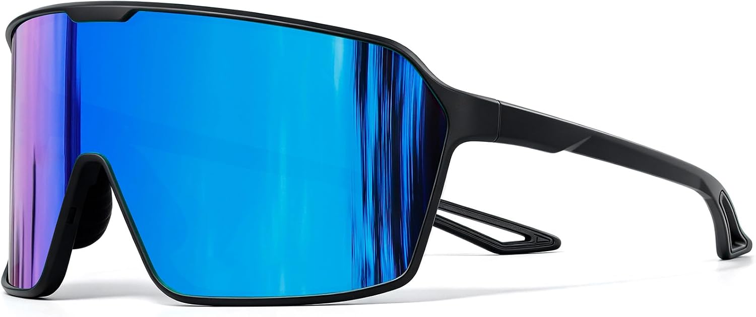 AVV Polarized Sunglasses Cycling Glasses Sports Sunglasses for Men Women | UV Protection,Lightweight TR90,Anti Glare,Anti-slip Adjustable Bridge,Outdoor Sports Sunglasses for Baseball Running Hiking