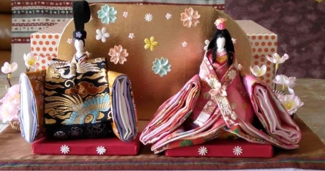 4】縁起の良い 柳川さげもん 木目込み鞠 吊るし雛飾り ハンドメイド