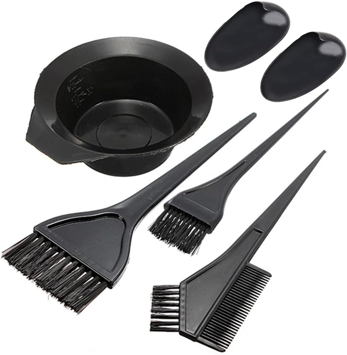 5Pcs Hair Dye Coloring Kit Hair Dye Brush and Bowl Set Hair Color Dye Tint Tool Set Kit or Salon Hair Coloring Personal DIY Hair Dye Tools