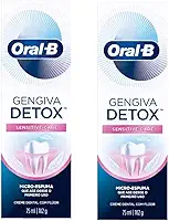 Kit Com 2 Creme Dental Gengiva Detox Sensitive Care 102g Oral B