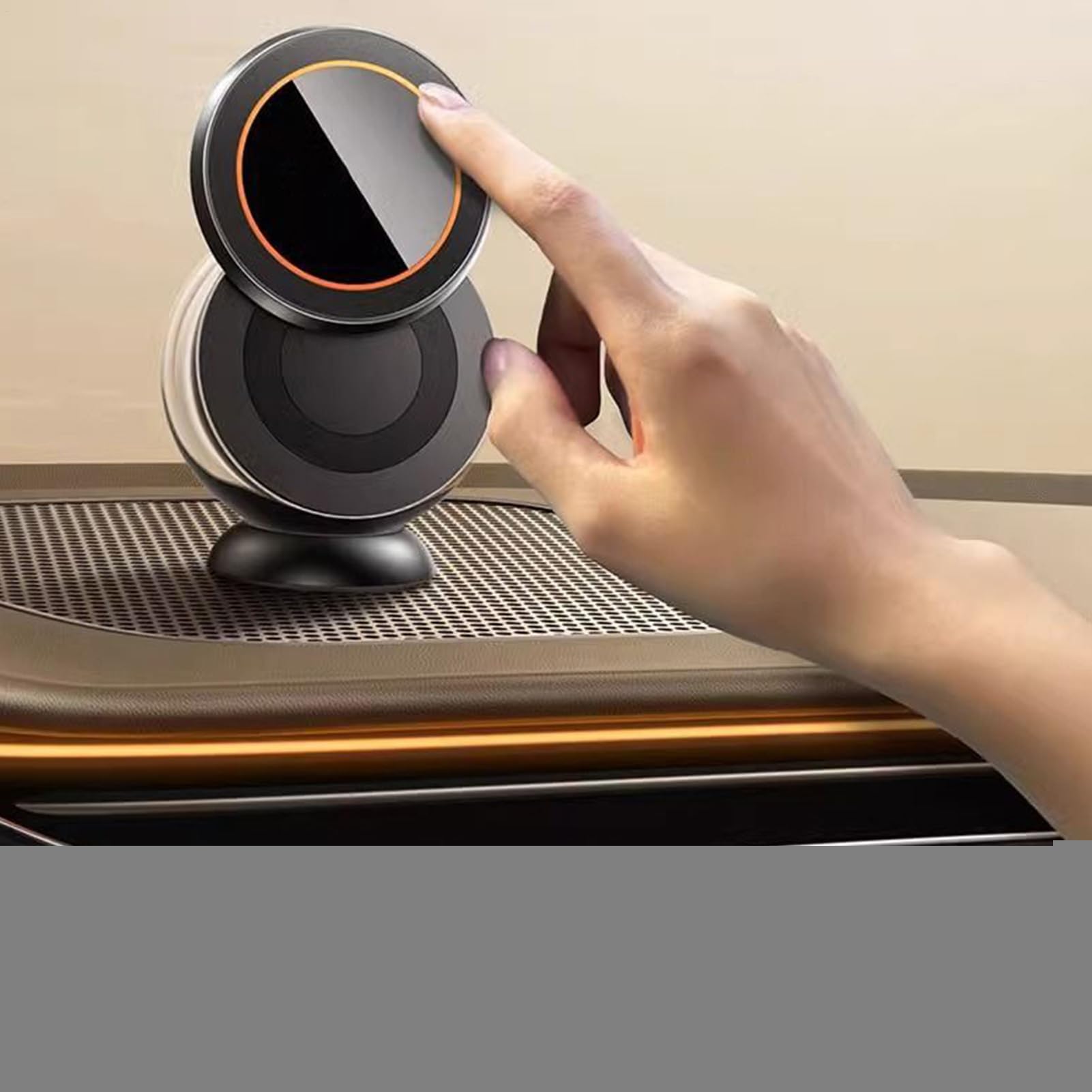 Soporte Magnético Para Teléfono En Coche Potente Para Móvil | Montura Rotativa Para Parabrisas Espejo Salpicadero De Coche Y Camión