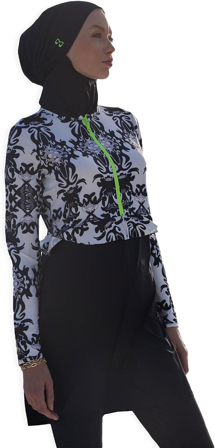 Modest Swimwear for Women – 3-Piece Long Sleeve Burkini Set with Cover & Hijab
