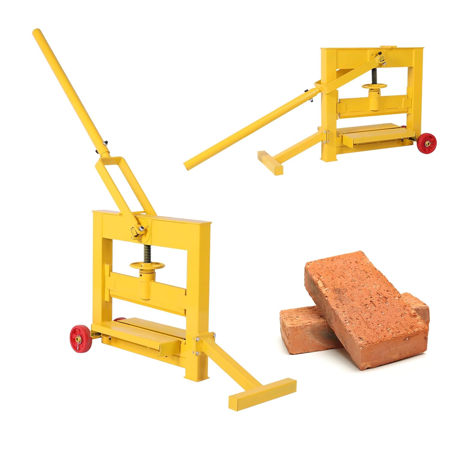 Paving Tool Block Splitter Cutter for Landscaping Commercial Projects, Grinding Wheels Cutting Width 0-16.5inch, Portable Paver Cutter Tool
