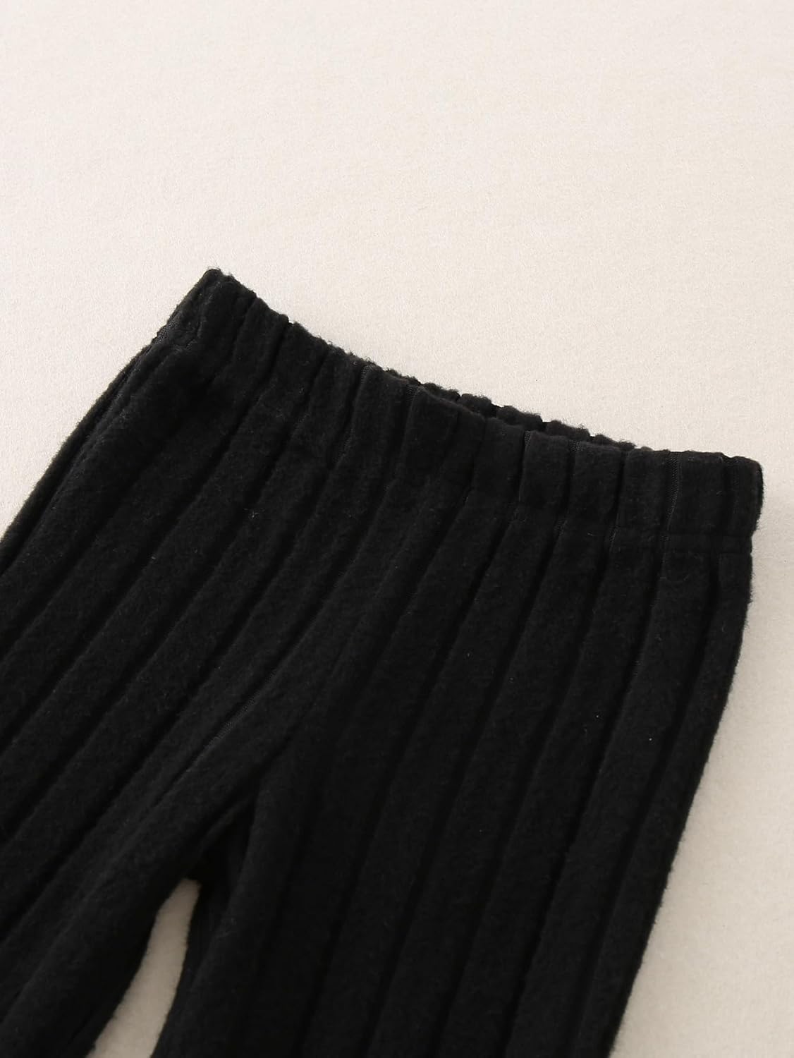 Girls Clothes Set 6 piece Ruffle Knit Ribbed Long Sleeve T-Shirts Tops and Pants Autumn and Winter Set 3-10Y - Image 6